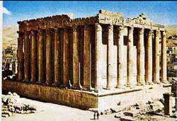 Świątynia Bachusa w Baalbek (Liban), ok. 150 r.